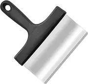 SAVITA Heavy Duty Grill Scraper, Stainless Steel Food Scraper Tool With Handle, Steel Griddle Spatula, Barbecue Clean Tool