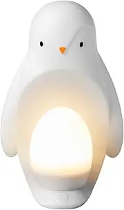 Tommee Tippee 2-in-1 Portable Penguin Nursery Night light with Portable Egg Light, Adjustable Brightness, USB-Powered
