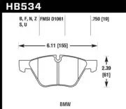 Hawk 09-11 BMW Z4 / 04-05 525I / 08-11 128I / 06 325I/325XI / 07 328I/328XI HPS
