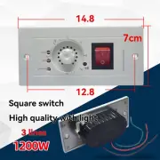 High-power Adjustable Temperature Control Switch for Heaters/Grill Ovens