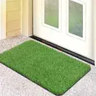 Artificial Grass Door Mat, Turf Grass Front Door Mats Outdoor/Indoor, 17” x 30”