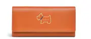 RADLEY London Heritage Dog Scottie Outline white collar - Large Flapover Wallet