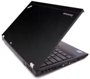 BLACK BRUSHED TEXTURED Vinyl Lid Skin fits IBM Lenovo ThinkPad X220 X230 Laptop