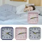 Battery Operated No Tick Home Decor Alarm Clock Number Clock Bedside Clocks