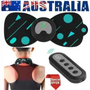 Wireless Tens Machine Mini Massager Pad Neck Sciatica Arthritis Pain Relief PB