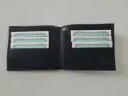 MCM creditcard case ( 6 ) authentic, visetos, black, MCM Monogram pattern