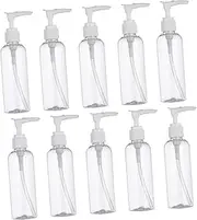 Happyyami Plastic Pump Lotion Bottle 100ml Empty Travel Bottles Shampoo Dispenser Perfume Travel