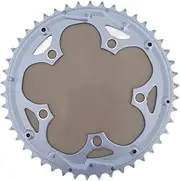Bike Chainring, Chainring, Road Bicycle Chainring Double Sprocket Chainwheel MTB Folding Bike Round Chain Wheel Silvery Chainrings for Bikes