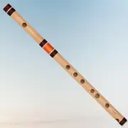 Bamboo Flute Musical Instrument for Beginners, C Scale/Natural Right-Handed Bans