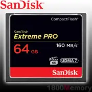 GENUINE SanDisk 64GB Extreme PRO Compact Flash CF Card 1067X 160MB/s UDMA7 64G