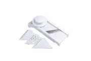 Culinare Mandoline Slicer w 4 Blades Fine Course Fruit Vegetable Slicer WHT
