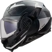 LS2 FF910 Advant II Astral Helmet, black-grey, Size XS for Men Black Grey