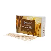 1000 Count | Natural Birch Wood Coffee Beverage Stirrers, Stir Sticks, Waxing...