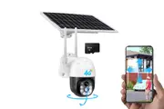 Security Cameras Wireless Outdoor Solar WiFi Cameras for Home with Color Night