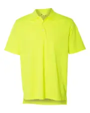 Men's Climalite Basic Short Sleeve Polo Size XL - Solar Yellow / White