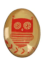 Red Owl Brooch--NES-BOWL