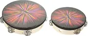 JOINPAYA 2pcs Hand Drums Kids Musical Instrument Vibrant Percussion Toys Fade-resistant Party Ktv Accessory