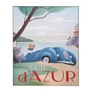 Framed Canvas Glass/Resin 50x60cm Weekend Drive Wall Hanging Art Home Display