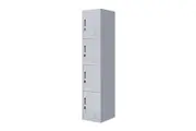 4-Door Vertical Locker for Office Gym Shed School Home Storage