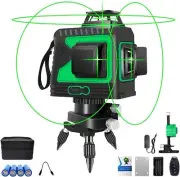 Laser Level 45m Cross Line Laser Green Self Leveling 3 x 360° Rotary La