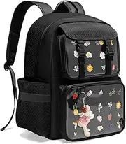 [Prokva] Ita Bag Pin Display Backpack with Inserts for Pins, Kawaii Ita Backpack for Anime Cosplay(Empty Bag, Patent Design)