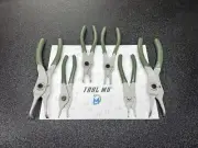 Snap-on Tools USA NEW 6-Piece COMBAT GREEN Soft Grip Snap Ring Pliers Lot Set