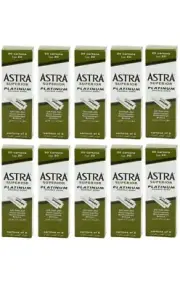 1000 Astra Superior Platinum double edge razor Shaving blades (India)