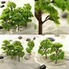 Toy Model Tree Park Scenery Plastic Scale Tree Train Railroad About 4CM