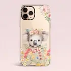 iPhone 16 Pro Max 15 14 13 12 11 Plus Case Clear Cute Floral Animal Hard Cover