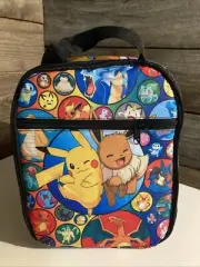 New Pokemon Insulated Dual Compartment Soft Lunch Bag Box Pikachu