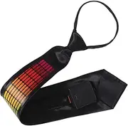[TOVINANNA] Sound Control LED Tie for Parties Glowing Tie with Light Up Feature for Mardi Gras Dj Events Unique Attention Grabbing Accessory for Men Women