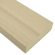 BuyPlastic Tangent Poly Lumber - Birchwood, 1x6 (0.75" x 5.5"), 36" L