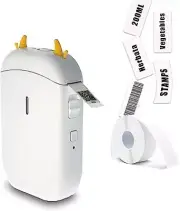Label Maker Machine with 1 Tape, 0.5 Inch Portable Bluetooth Mini Sticker Therma