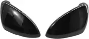 MAX COOL Door Rearview Mirror Housing Cover Cap Suitable for Volkswagen VW Golf 7 MK7 R Gti 2014-2019 Glossy Black