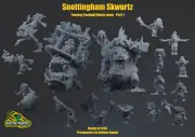 Snottingham Skwurtz Snots Runts Fantasy Footbal Team Complete Resin 3D Printed