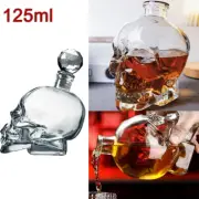 125ml Skull Decanter Whiskey Glass Decanter Liquor Decanter Skull Whiskey Bottle