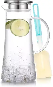 Mosser Glass 40Oz Panel Pitcher | Crown Tuscan