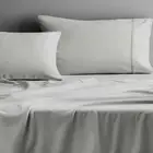 Sheridan Cloud Grey QUEEN Bed Flannelette Sheet Set. Luxurious 100% cotton