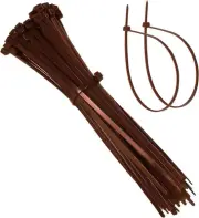 Cable Zip Ties 8 Inch - 100 Pack Self Locking Nylon Wire Ties for Electric