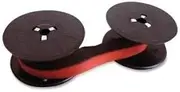 "Package of Three" Sharp EL-2630PIII Calculator Ribbon, Black and Red, Compatible