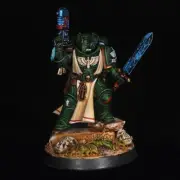 Dark Angels Primaris Lieutenant with plasma pistol