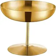 Generic Stainless Steel Ice Cream Bowl Footed Dessert Cup Home Decor Portable Tableware Parfait Sundae Trifle Bowl for Everyday Use, 250ml