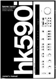 Harman Kardon HK-590-I Receiver Owners Manual