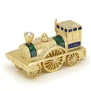 2008 Estee Lauder Solid Perfume Compact "Antique Train" Mint