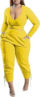 [Doweha] Two Piece Outfits for Women Summer Joggers Crop Tank top Sweatsuits Biker Short Set Matching Sets Tracksuit