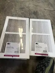 5 Reliabilt 12 in x 6 in Baseboard Grille Steel White Lowes baseboard paintable