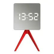 NEW Space Hotel Droid Digital LED Alarm Clock, Red and Silver, 15cm