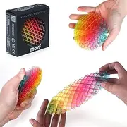 Morf Fidget Worm Toy Rainbow - Desk Fidgets for Adults - Quiet Morph Worm Fidget Toy Sensory Toys - Fun and Interactive Morf Fidget Toy for Kids - USA Patent Pending Morf Figgy Toys - Small