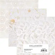 Spellbinders Paper Pad 6"X6" Foiled Vellum