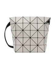 Triangle decal shoulder bag One size Gray